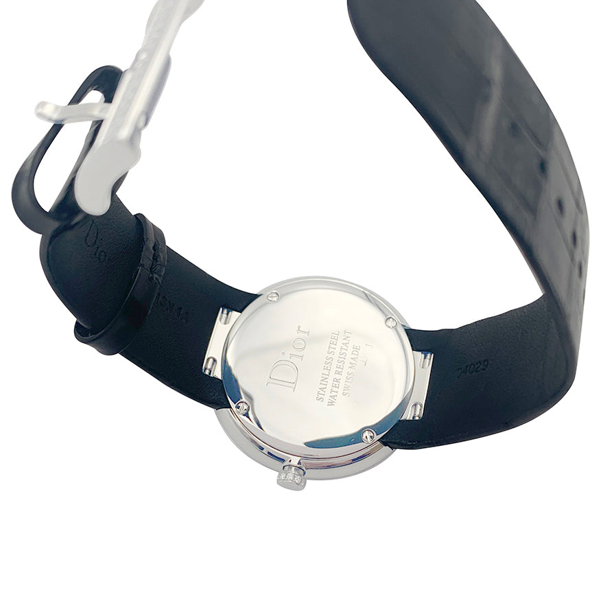 Montre Dior, “La D de Dior”, acier, diamants. 1