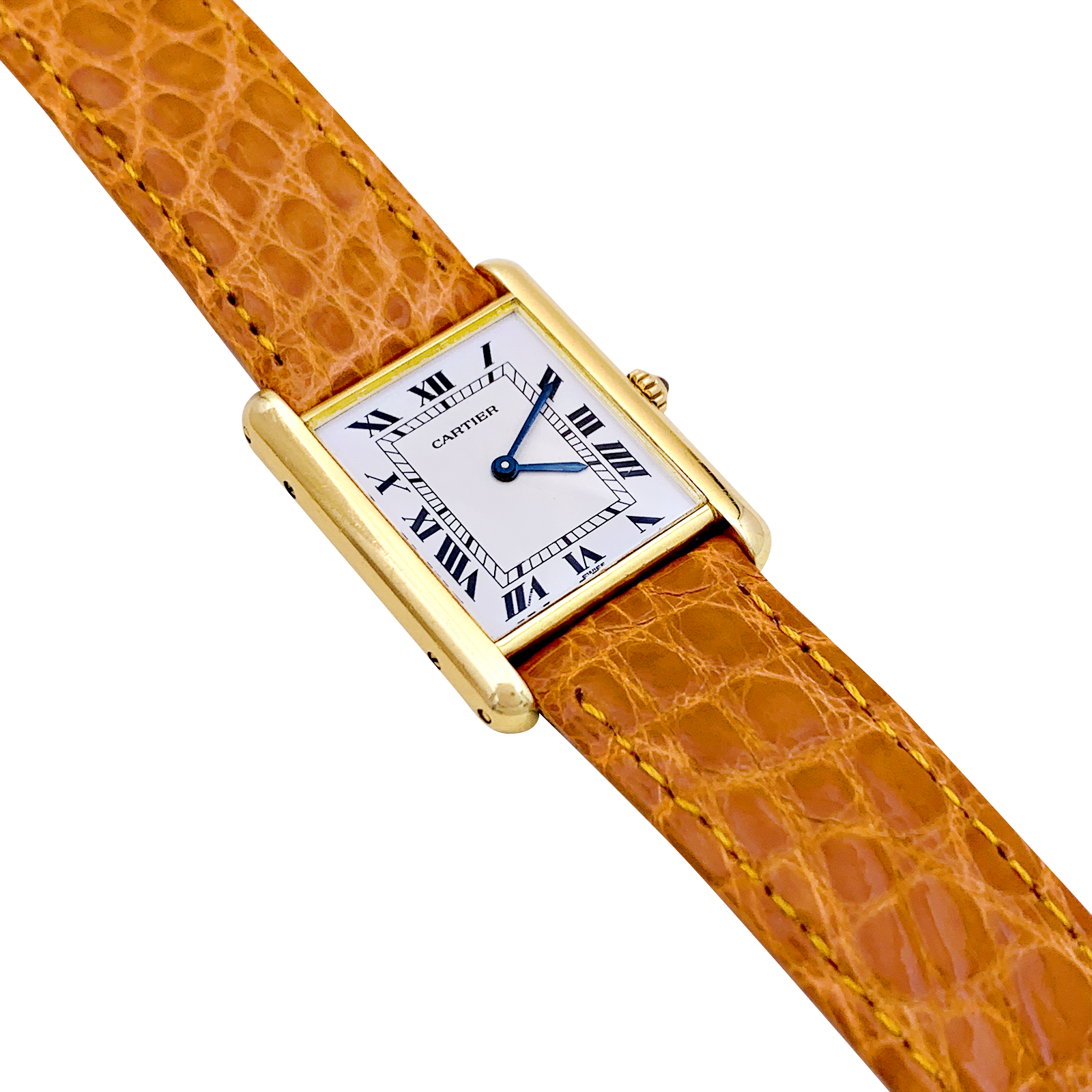 Montre Cartier, "Tank Louis Cartier", or jaune. 4