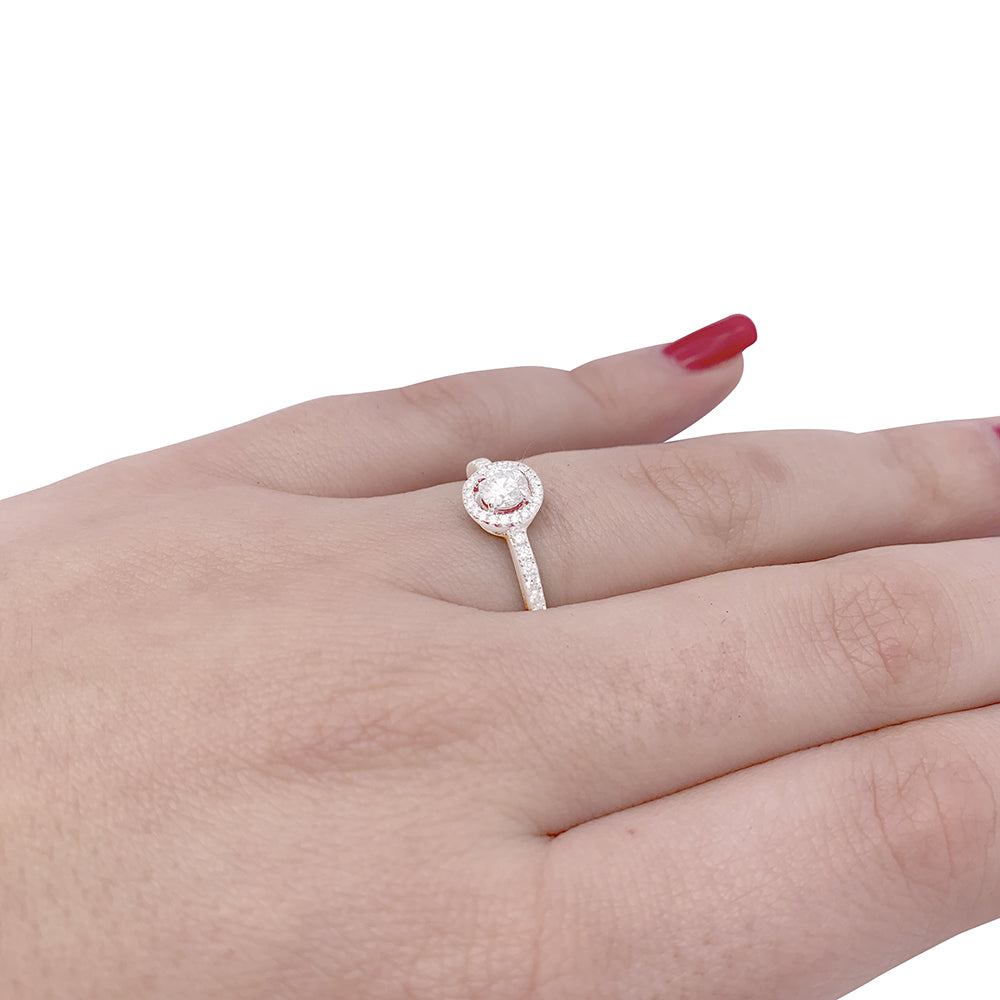 Bague Messika, "Joy", or blanc, diamants. 5