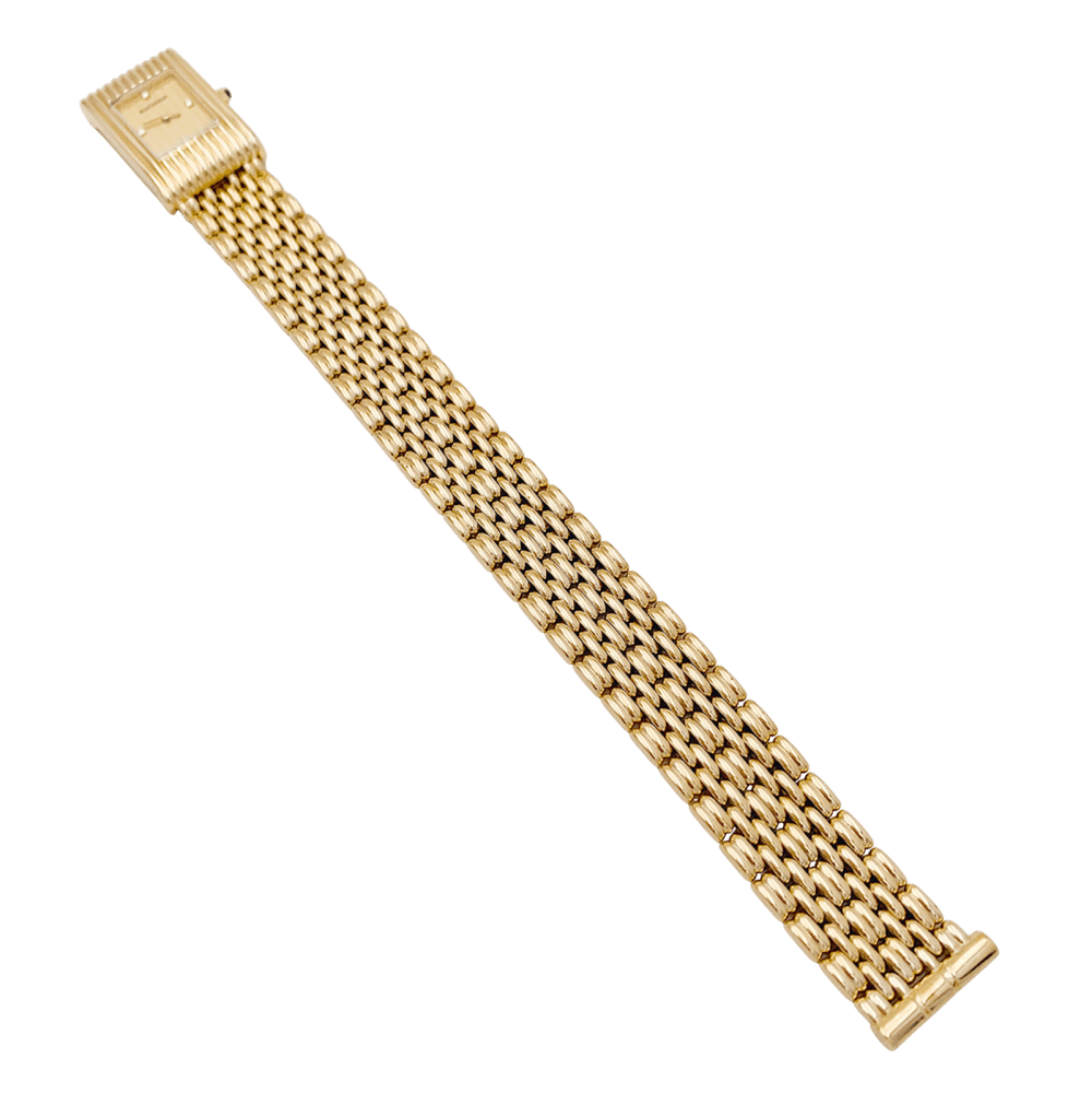 Montre Boucheron, "Reflet", or jaune, diamants.  4