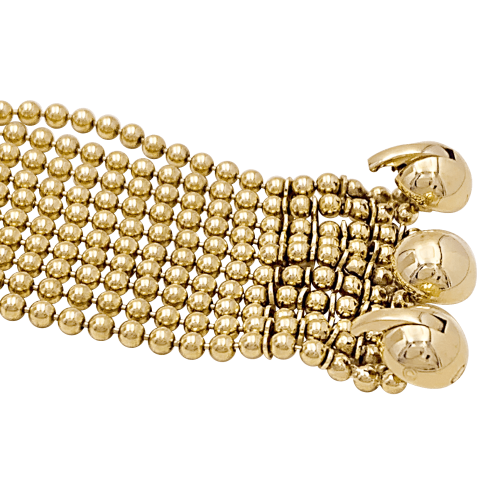 Bracelet Cartier modèle Draperie en or jaune. 3