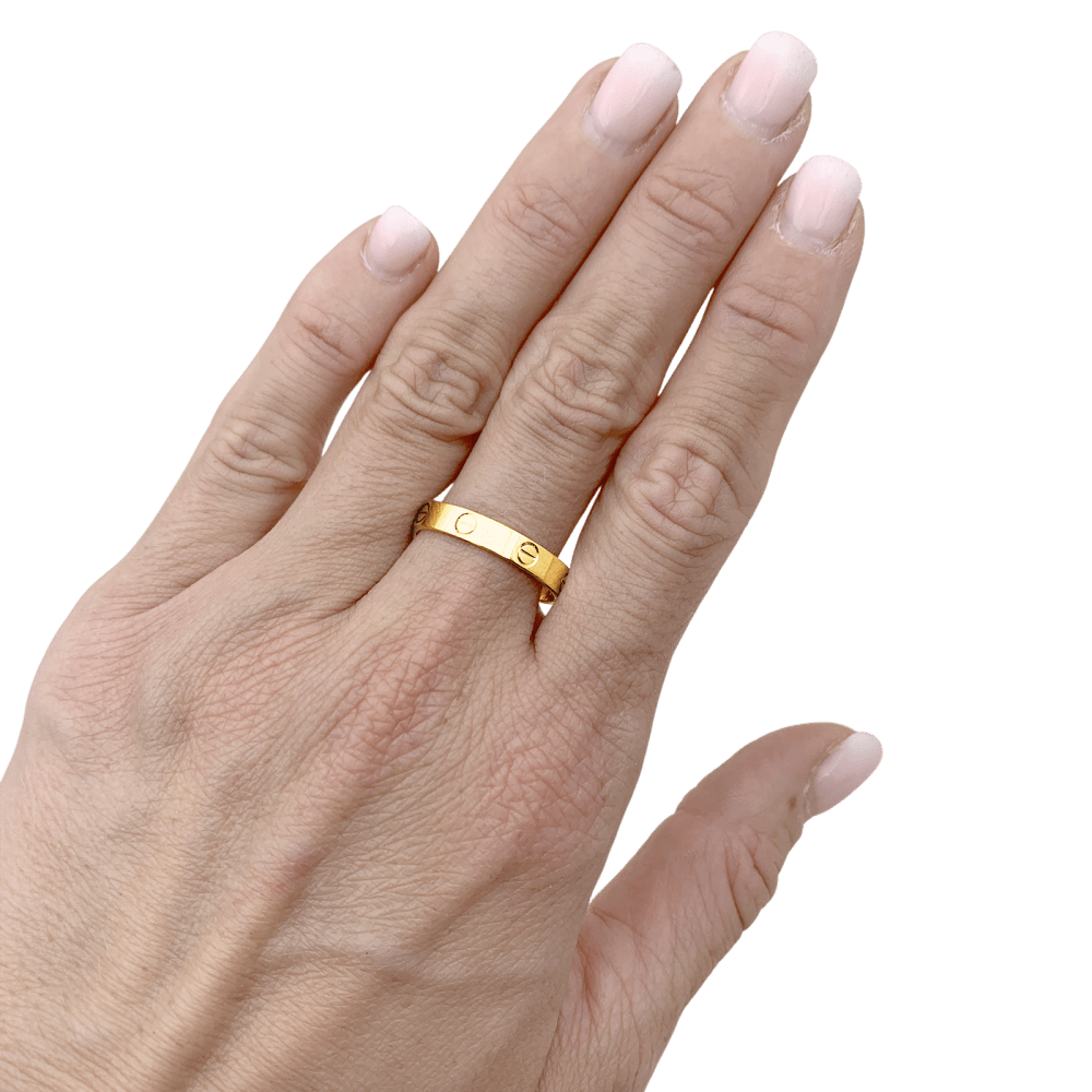 Bague Cartier, "Love", or jaune.  6