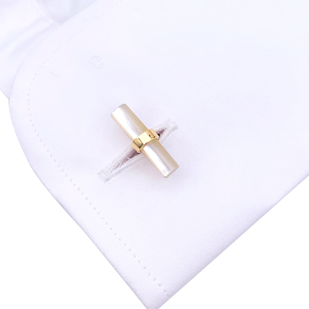Boutons de manchette Cartier or jaune, bâtonnets interchangeables. 6