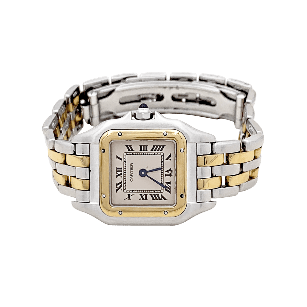 Montre Cartier, "Panthère", acier et or jaune. 3