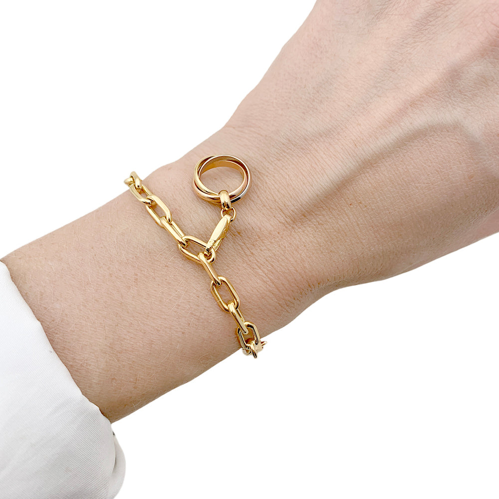 Bracelet Cartier breloques. 6