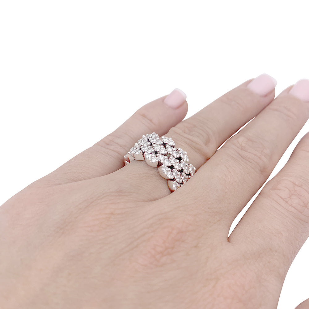 Bague Mauboussin "Je le veux" or blanc, diamants. 4