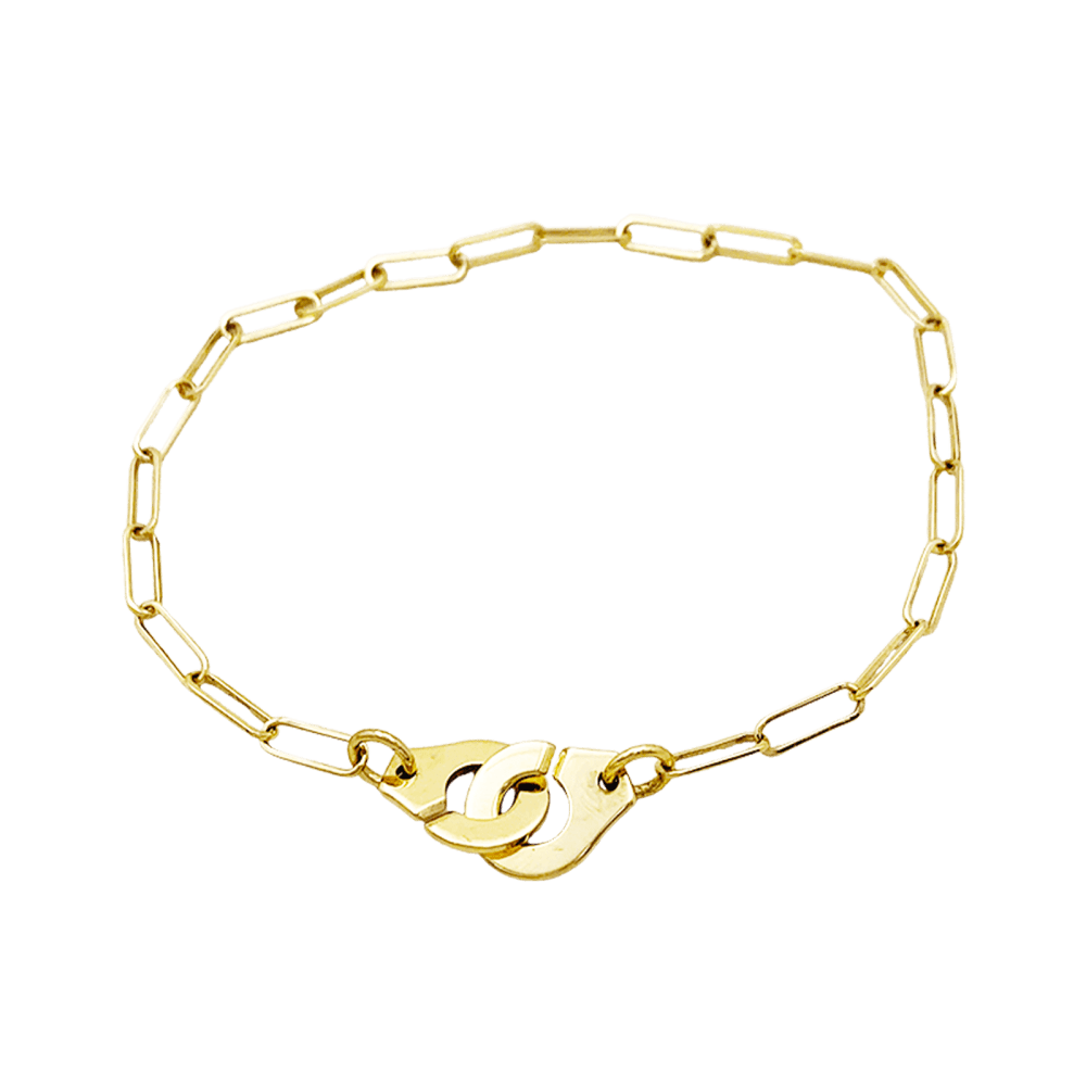 Bracelet Dinh Van, "Menottes", or jaune.  1
