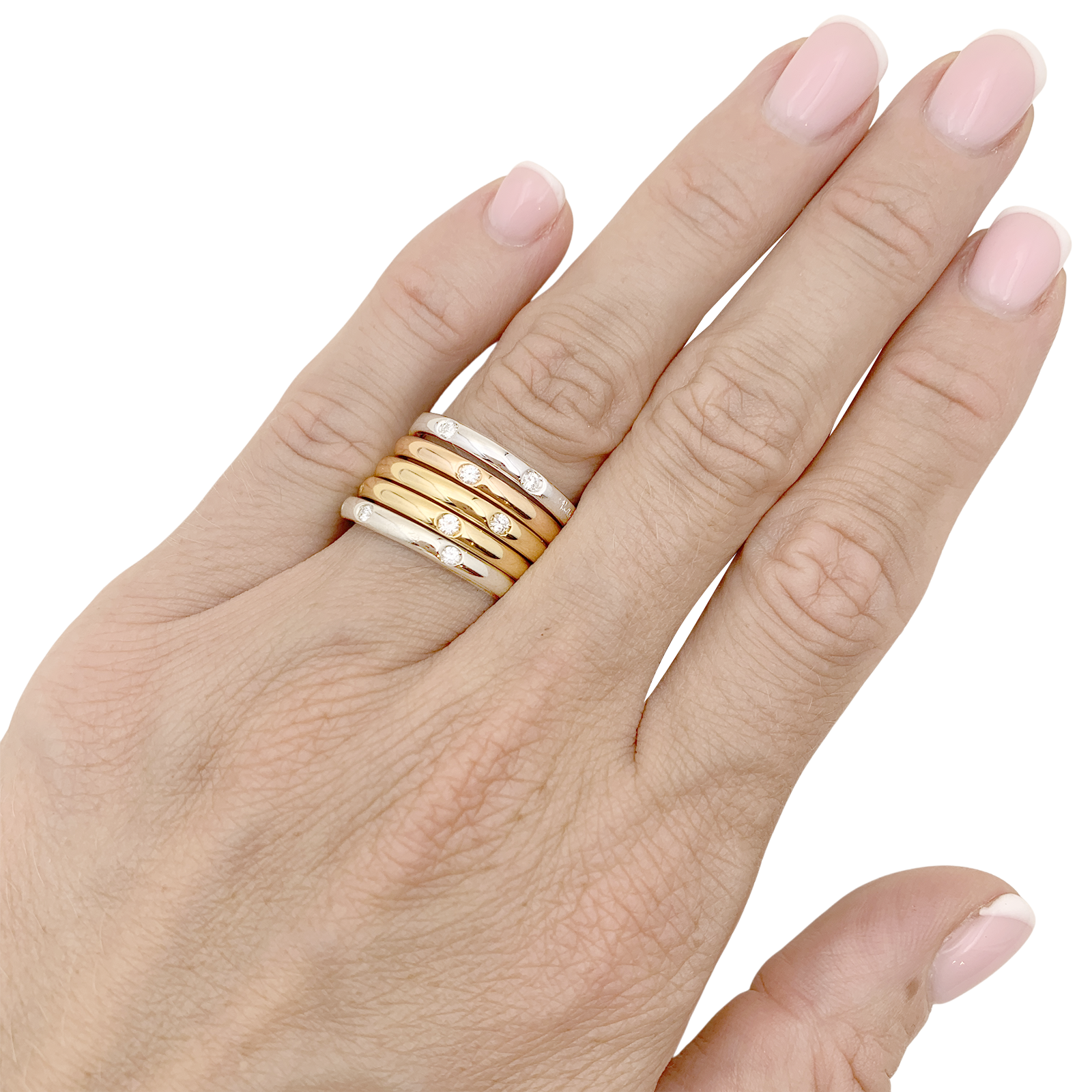 Bague Pomellato, "Lucciole", or jaune, diamant. 5