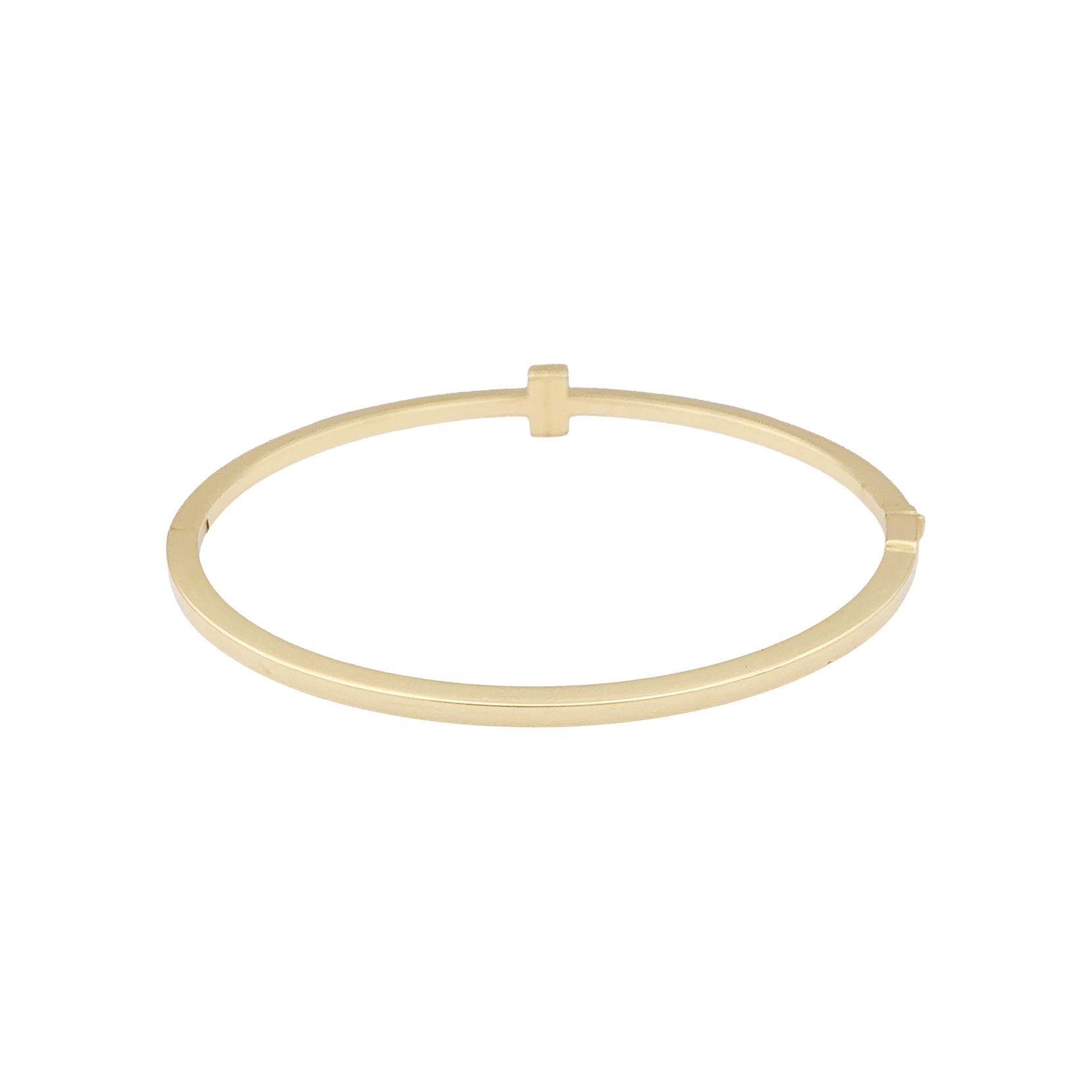 Bracelet Tiffany & Co., "Tiffany T", or jaune, diamants. 5