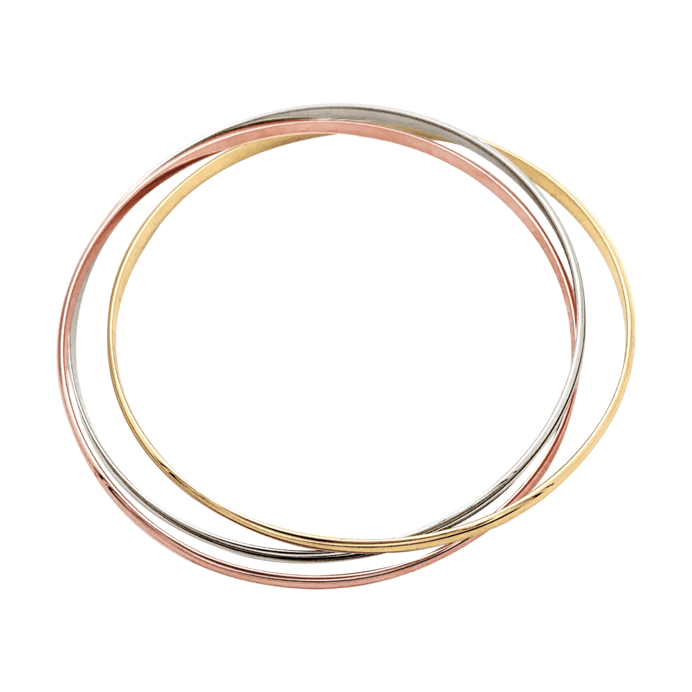 Bracelet Cartier, "Trinity", 3 ors, petit modèle.   4
