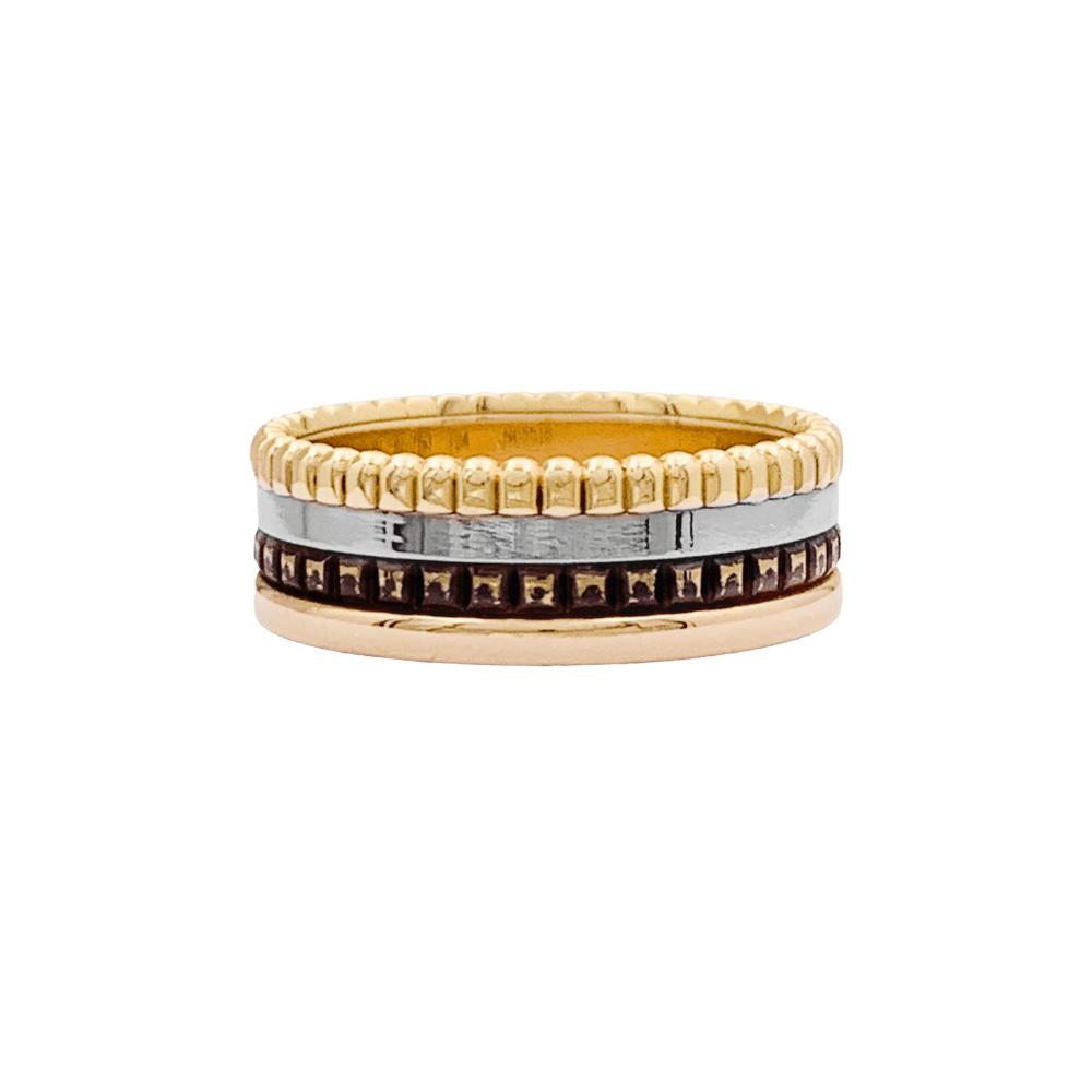 Bague Boucheron,"Quatre", en ors rose, blanc et jaune. 1