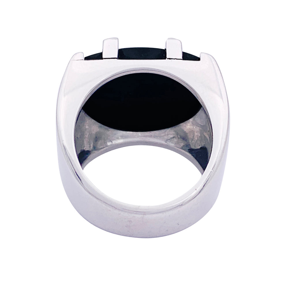 Bague Cartier, "Yijing", or blanc, oeil de faucon. 2