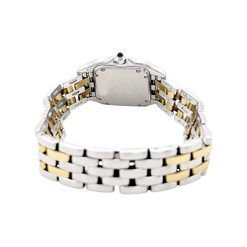 Montre Cartier, "Panthère", acier et or jaune. 6