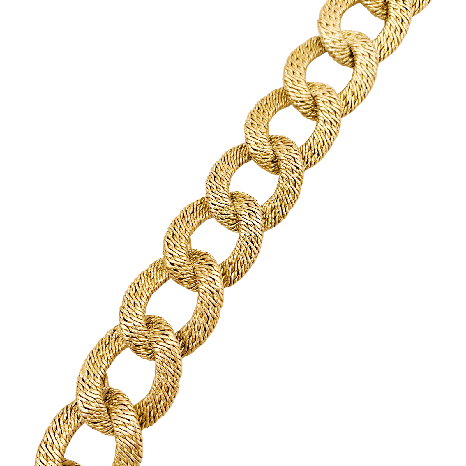 Bracelet Georges Lenfant, maillons "paillettes". 4