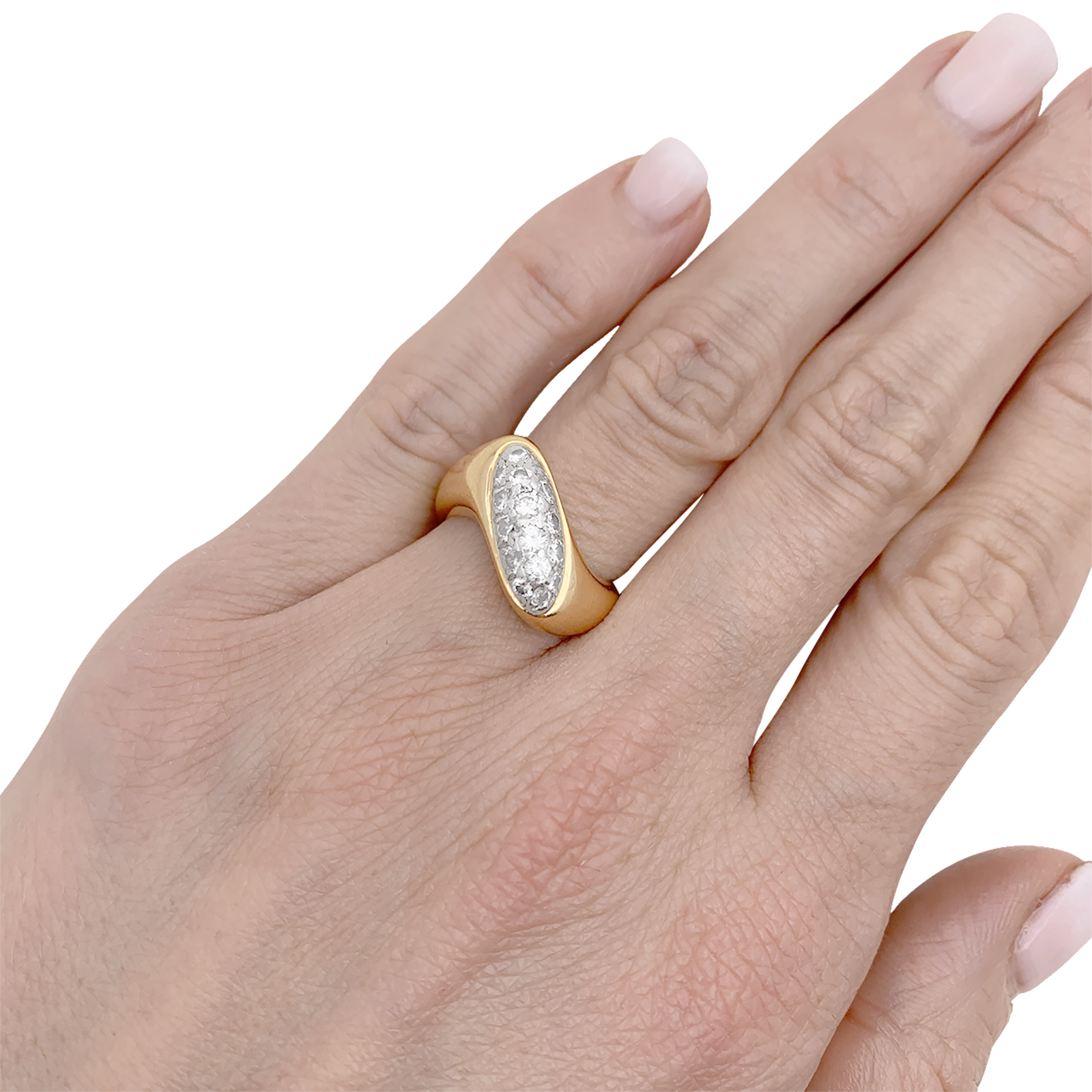 Bague BOUCHERON, or jaune et diamants  6