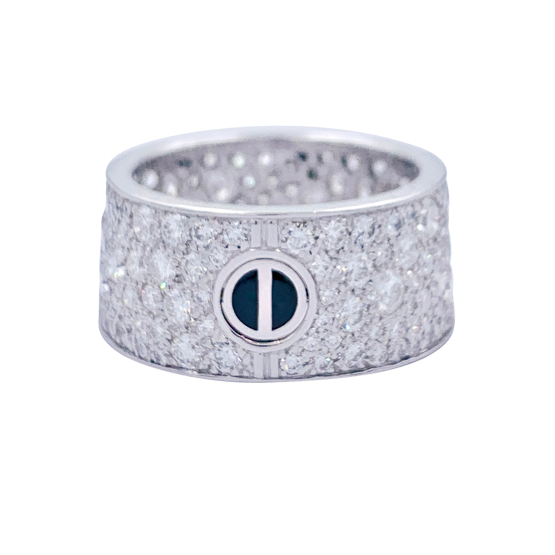 Bague Cartier, "Love", or blanc, diamants. 4