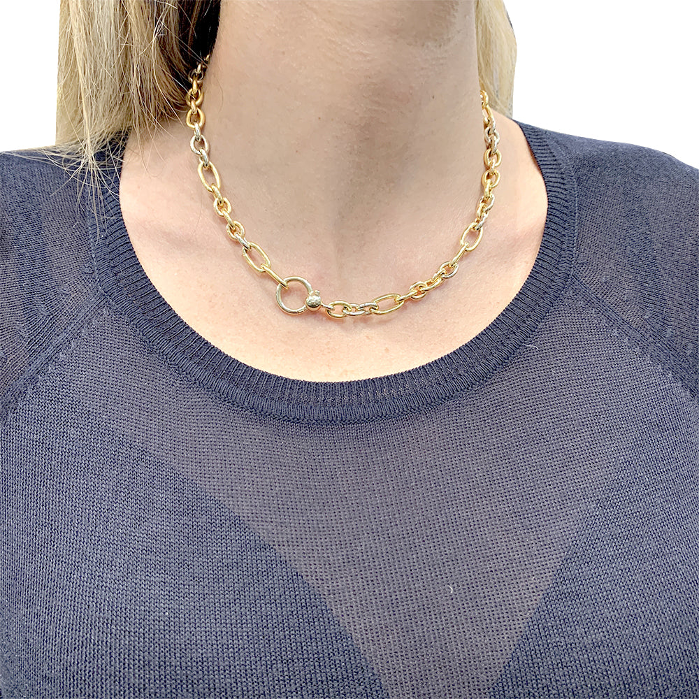 Collier Pomellato vintage, trois ors. 3