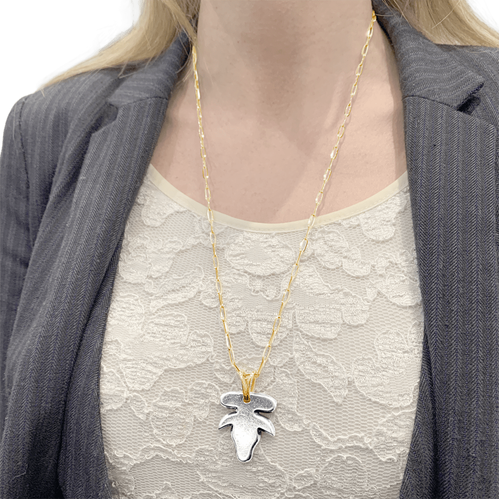 Pendentif Zolotas, argent, or jaune.  5