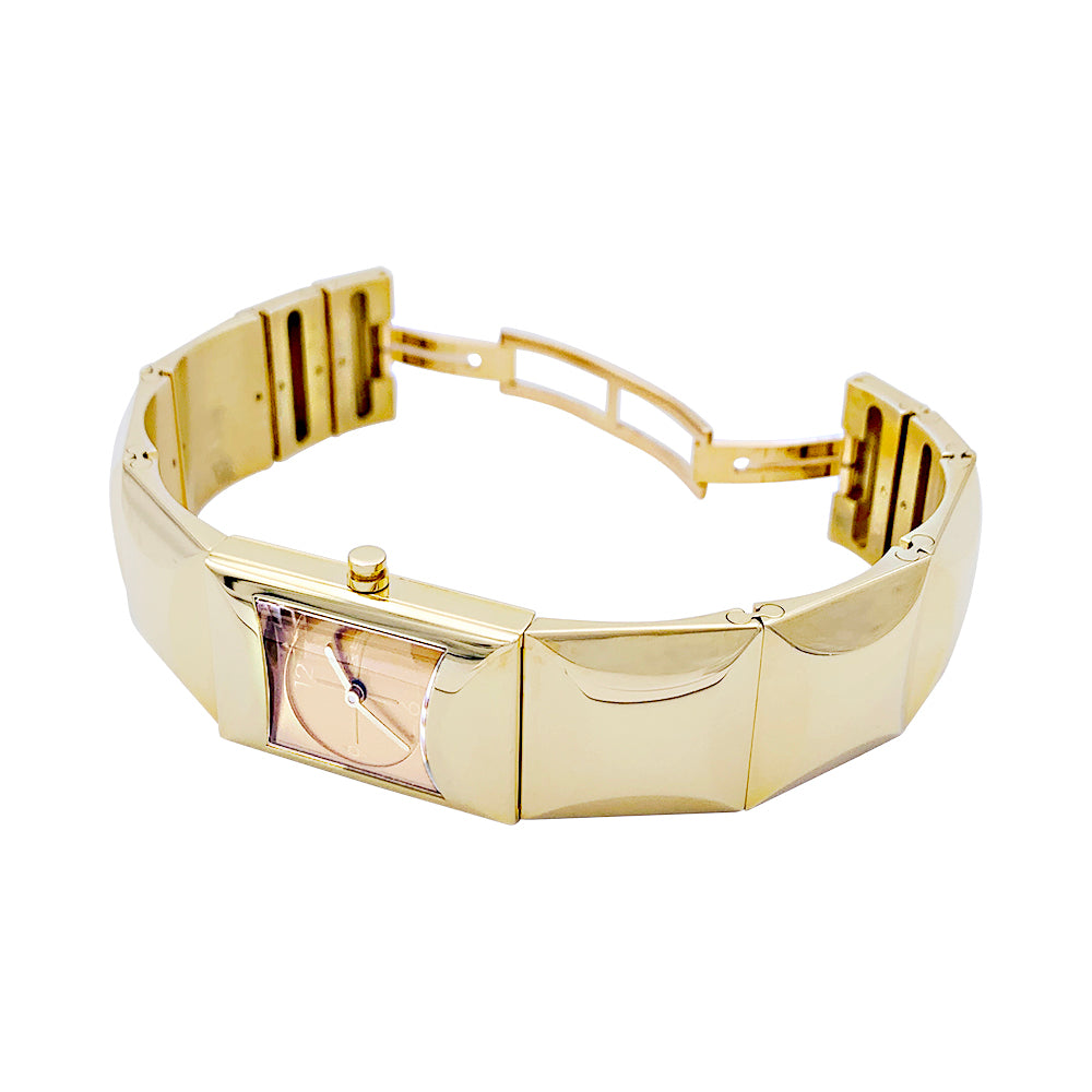 Montre Fred, "Cut", or jaune. 2
