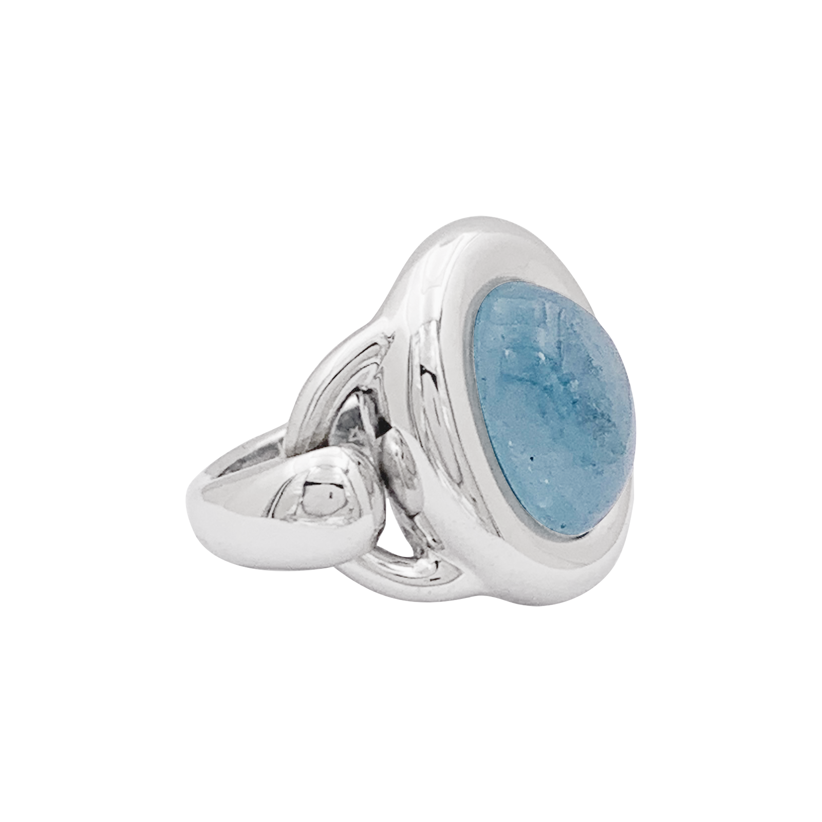 Bague Poiray, aigue-marine et or blanc 2