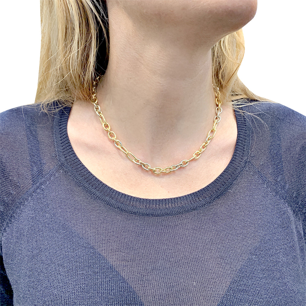 Collier Pomellato vintage, trois ors. 2