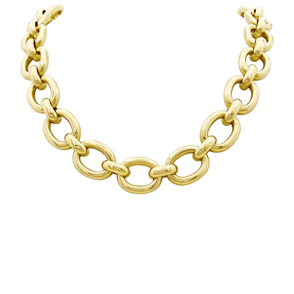 Collier Cartier, "Baignoire", or jaune. 1
