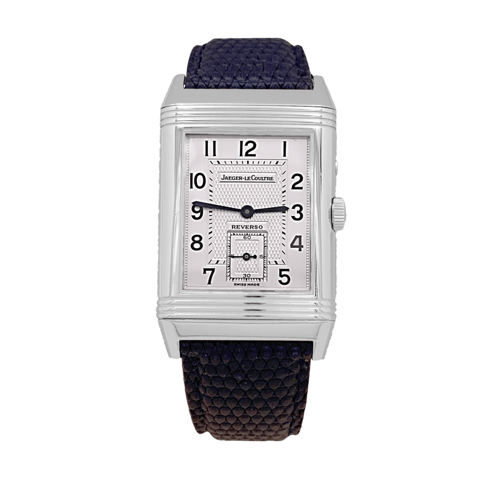 Montre Homme Jaeger Lecoultre, "Duoface Night & Day", acier.  2