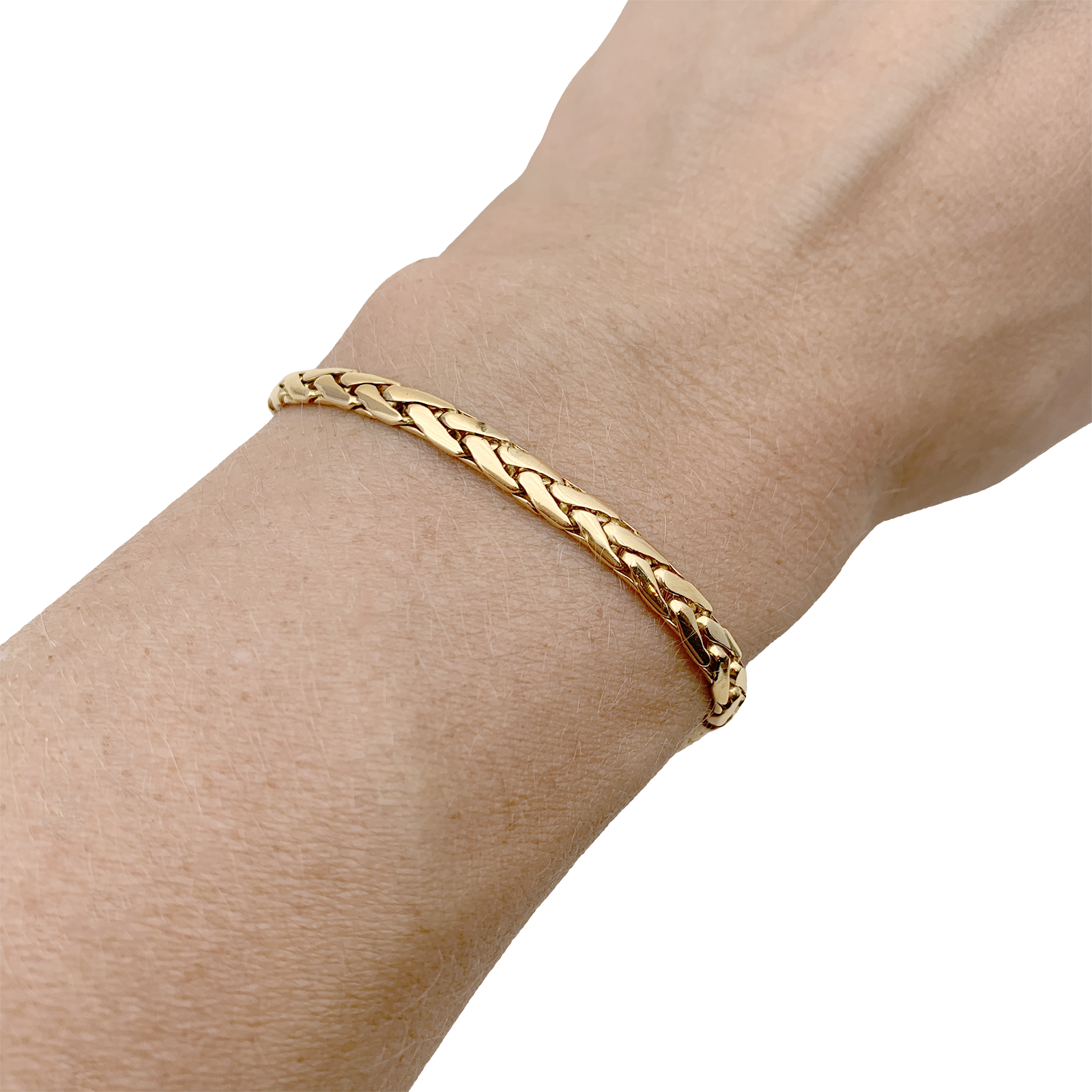 Bracelet vintage Cartier or jaune. 5