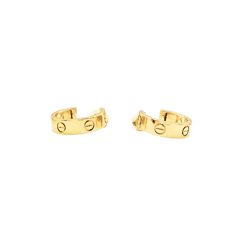 Boucles d'oreilles Cartier, "Love", modèle classique or jaune. 3
