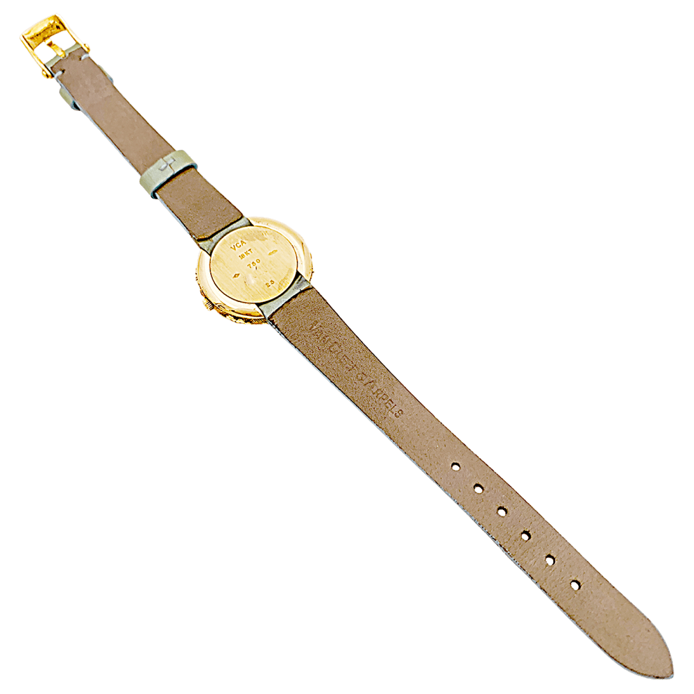 Montre Van Cleef & Arpels, "Tess", or jaune et diamants.  3