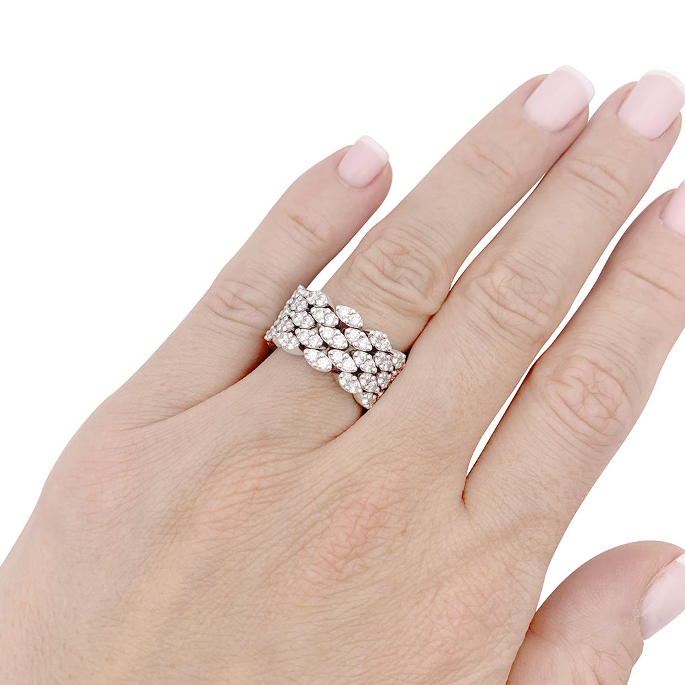 Bague Mauboussin "Je le veux" or blanc, diamants. 5