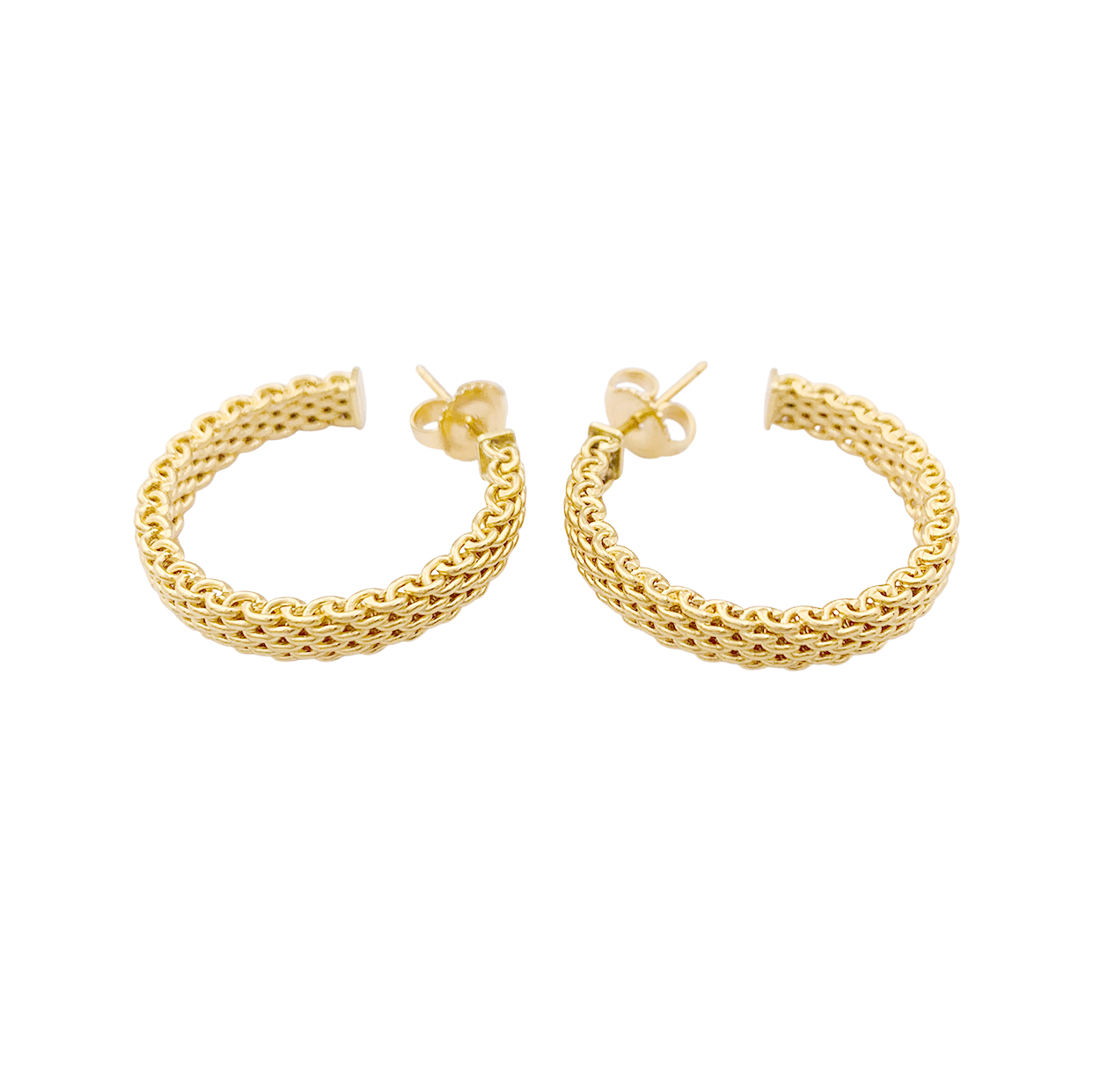 Créoles Tiffany & Co "Somerset" or jaune. 4