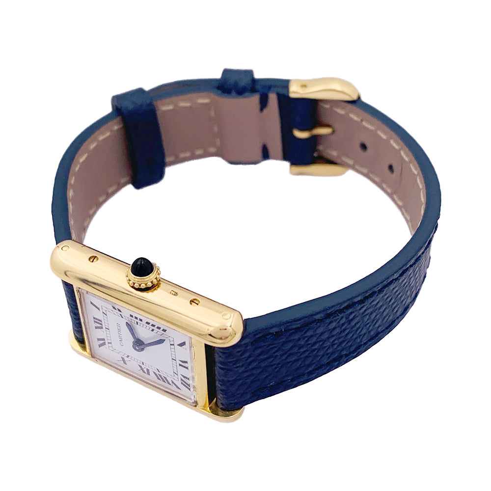 Montre Cartier, "Tank Louis Cartier", or jaune. 2