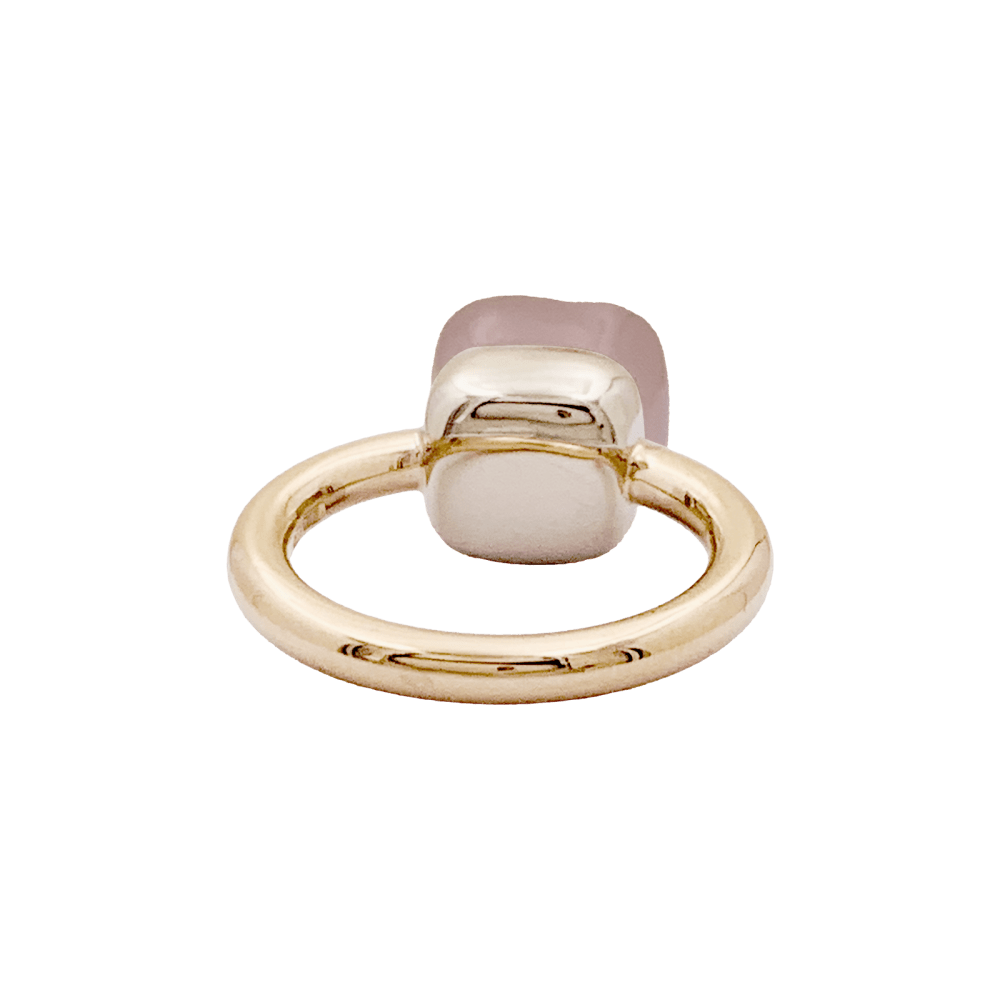 Bague Pomellato, "Nudo Classic", or rose et quartz rose. 5