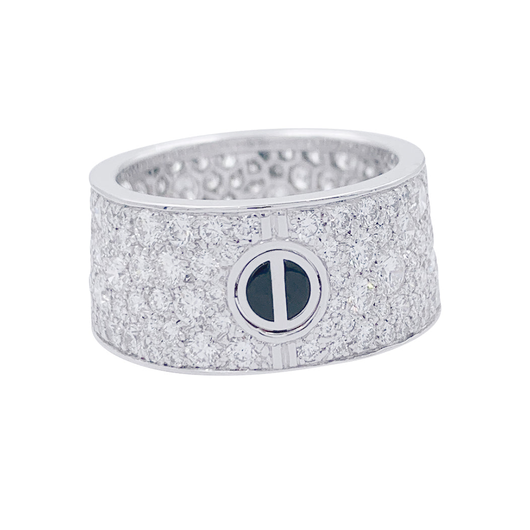 Bague Cartier, "Love", or blanc, diamants. 2