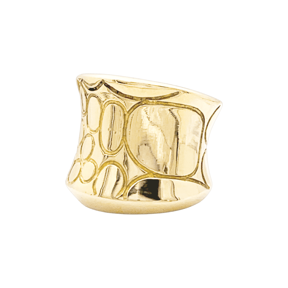 Bague Pomellato "Cocco" en or jaune.  3