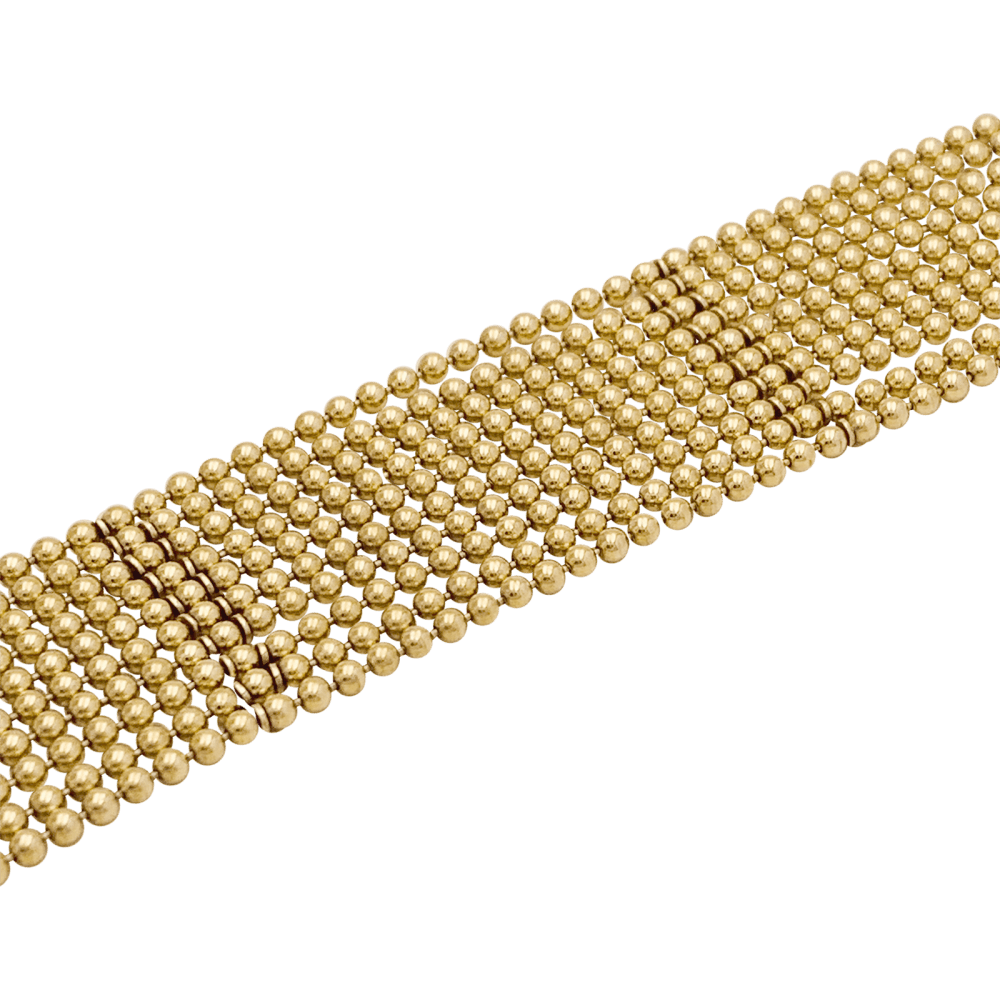 Bracelet Cartier modèle Draperie en or jaune. 5