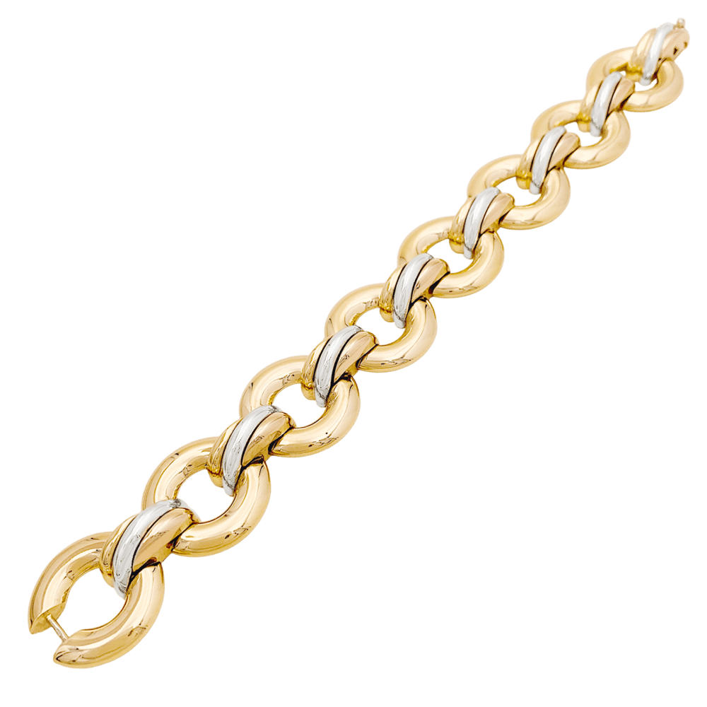 Bracelet Cartier, "Liens croisés Trinity", 3 ors.  2