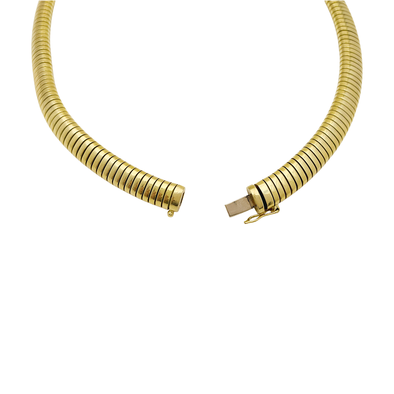 Collier, "Tubogas", or jaune. 3