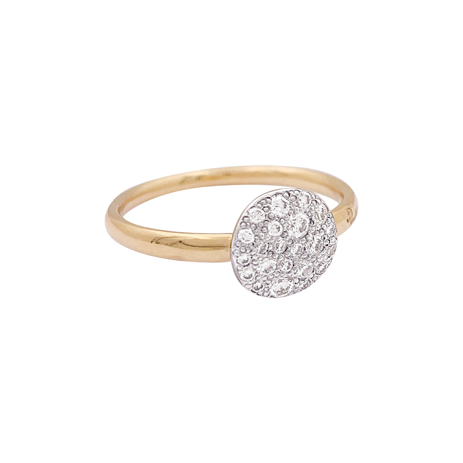 Bague Pomellato "Sabbia" or, diamants. 6