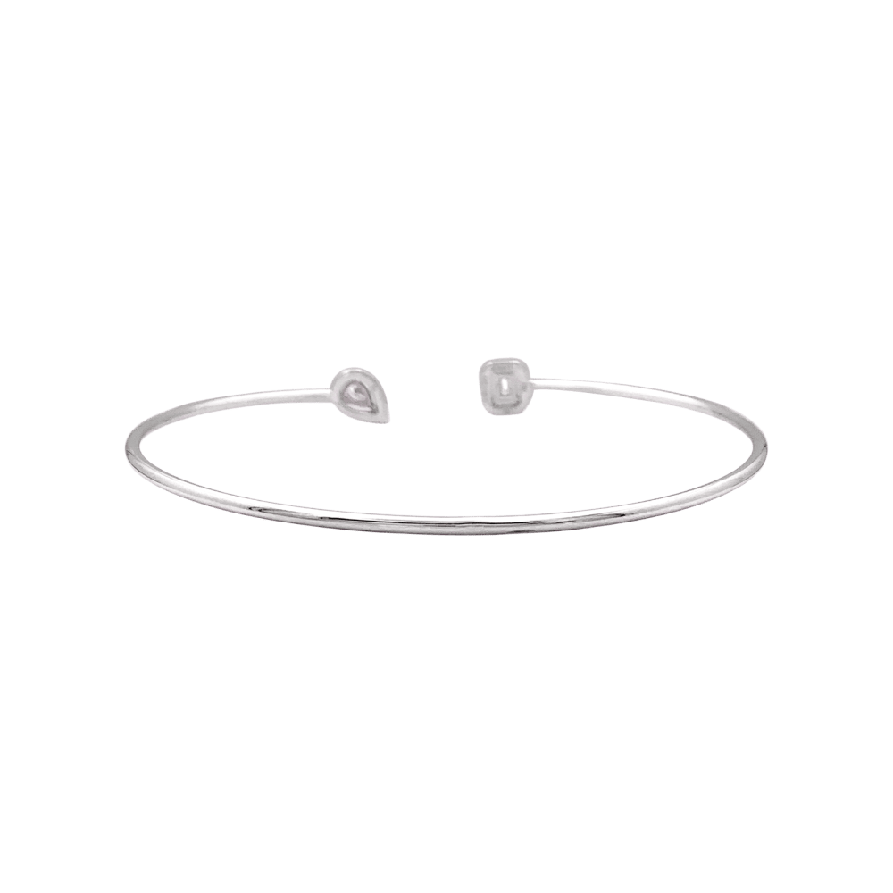 Bracelet Messika, "Jonc Flex Toi & Moi My Twin", or blanc et diamants.   4
