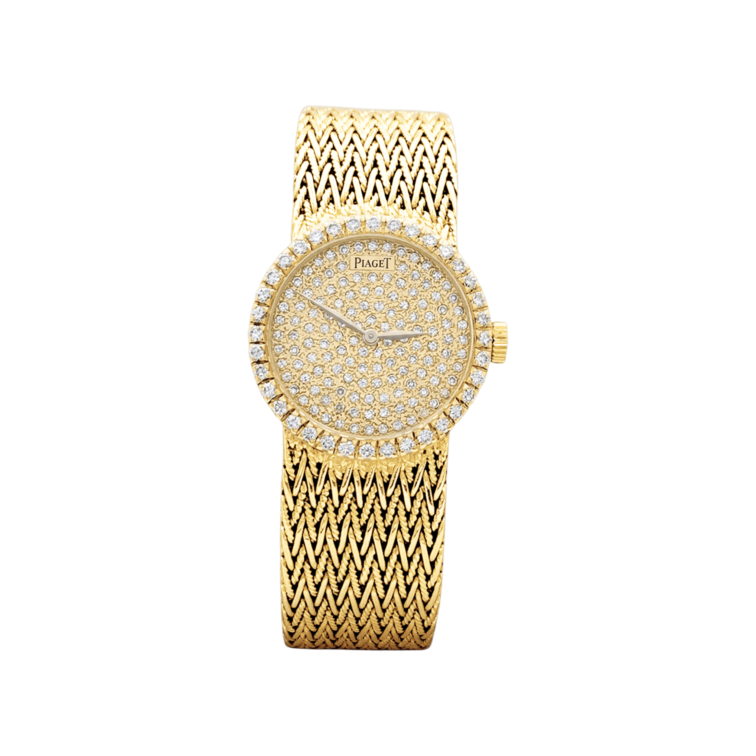 Montre Piaget Vintage en or et diamants.  1