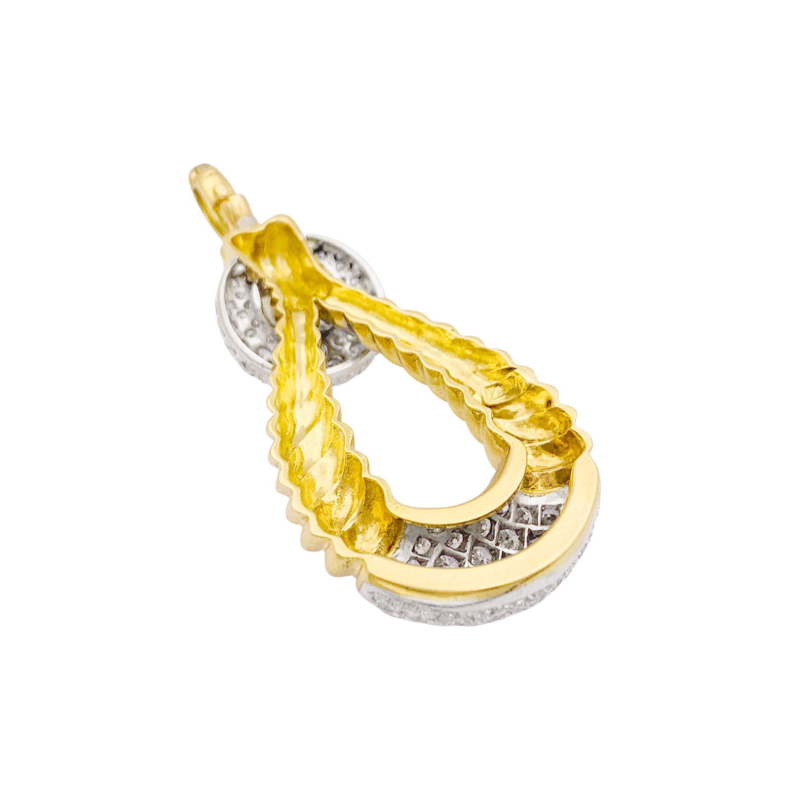 Pendentif vintage Kutchinsky or, diamants. 3