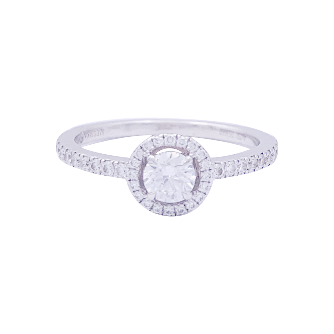Messika ring, "Joy", white gold, diamonds.