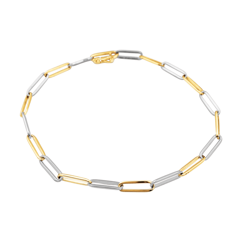 Bracelet Dinh Van vintage, deux ors.  2