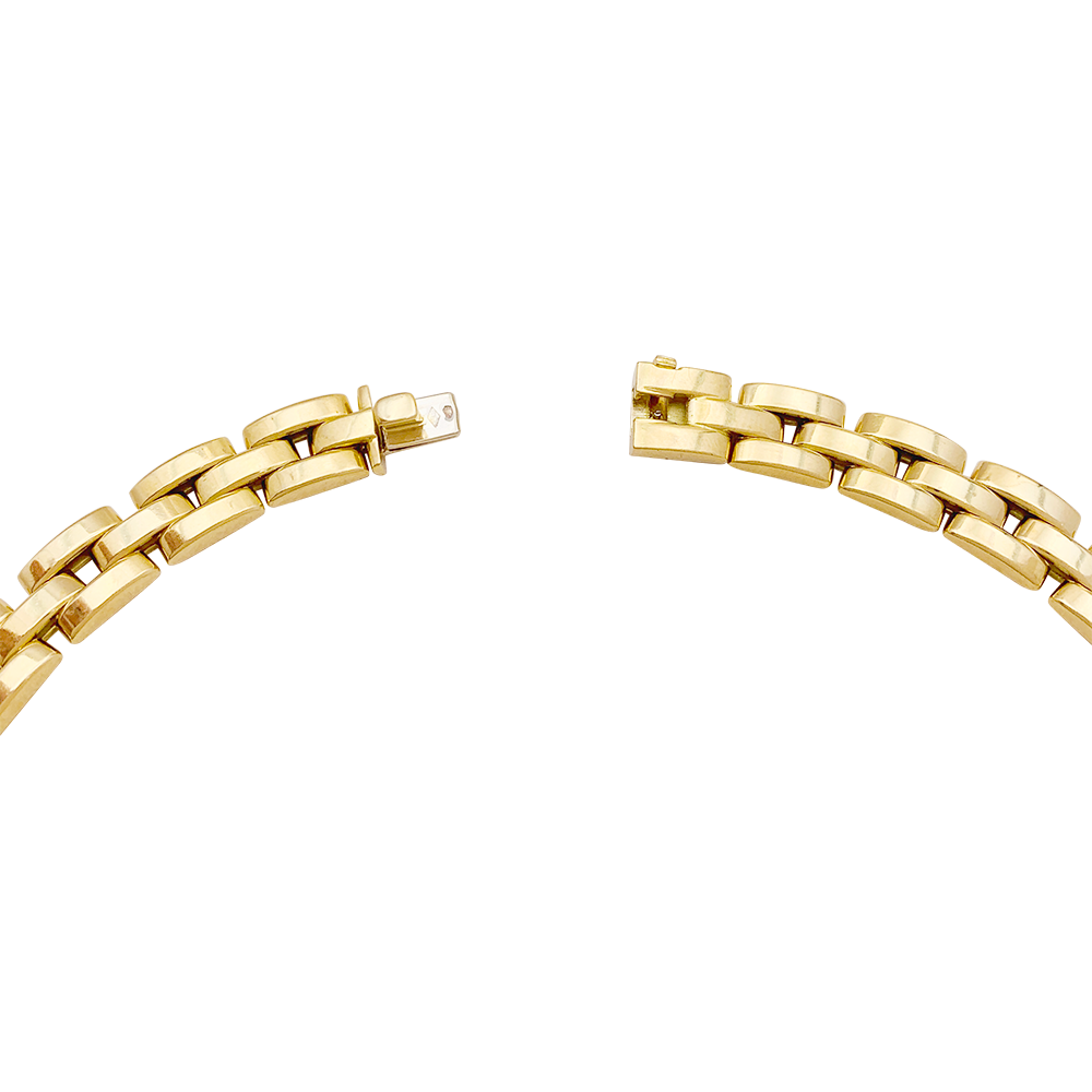 Collier Cartier "Tyrana", or jaune, diamants. 5