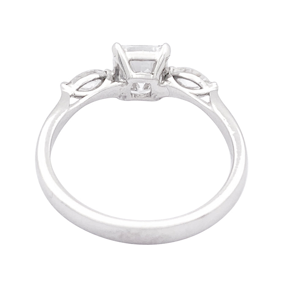 Bague or blanc, diamant 1,08 carat. 3