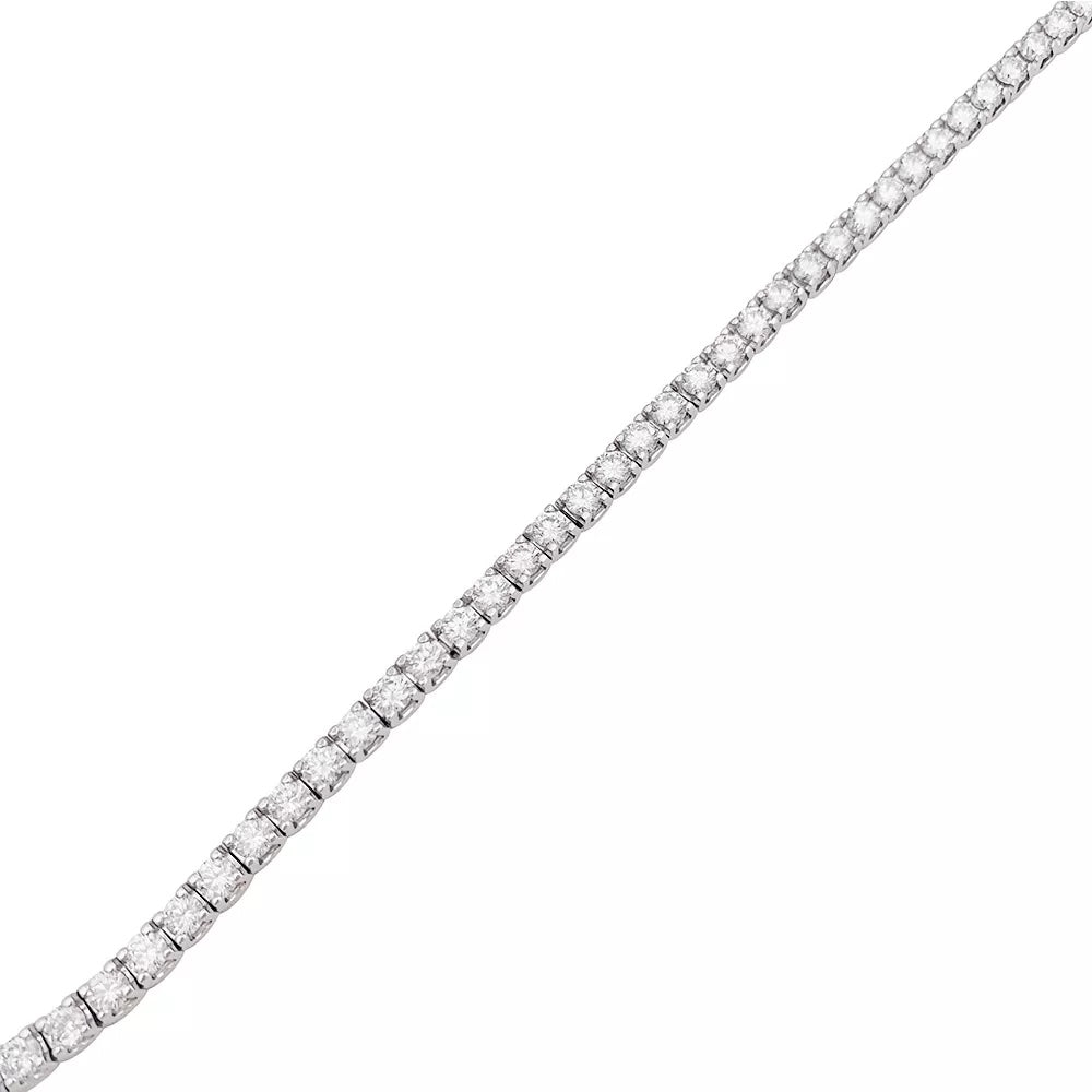 Ligne tennis or blanc diamants. 3