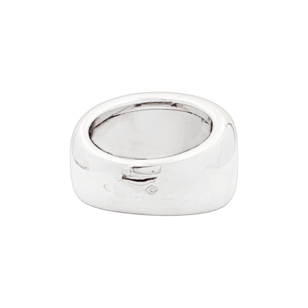 Bague Cartier, "Nouvelle vague" or blanc.  4