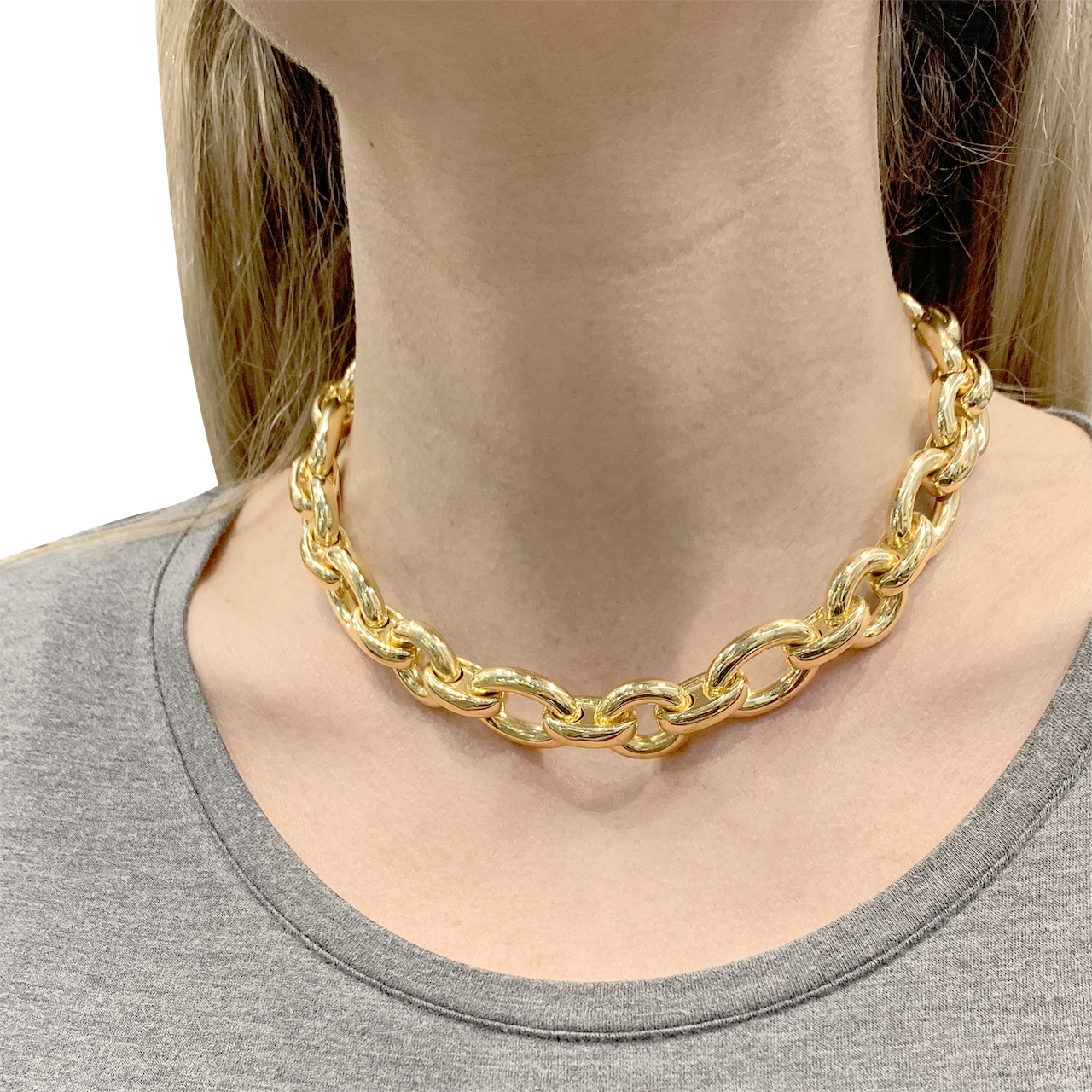Collier Chaumet, "Ovronde", or jaune 6